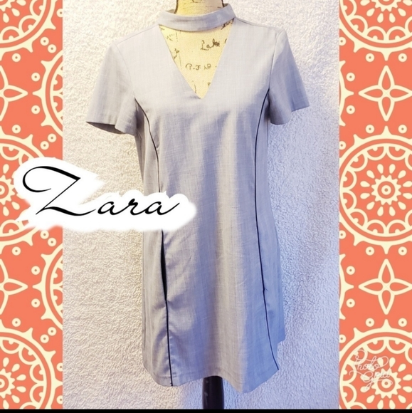 Zara Dresses & Skirts - Zara medium mini retro vibes dress choker